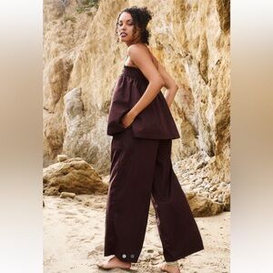 NWT- free people Corfu Tube Set in Walnut